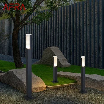 AFRA Открытый светодиодный газонный светильник Алюминиевый водонепроницаемый садовый светильник Креативный декоративный для виллы Дуплекс Парк - Изображение 1  