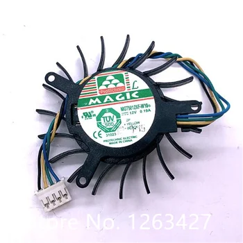Оптовая продажа: 5CM 5010 12V 0.19A MGT5012XF-W10 4-контактный вентилятор турбографики с регулируемой температурой PWM - Изображение 1  