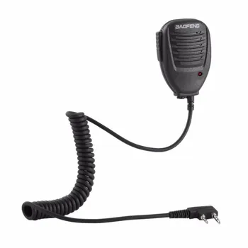 Микрофон с динамиком для Baofeng 888S 5R UV82 8D 5RE 5RA Динамик Микрофон Гарнитура Двустороннее радио Ручной динамик Walkie Talkie - Изображение 1  