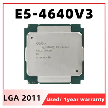 Xeon E5 4640V3 1,9 ГГц 12 ядер 30 МБ SmartCache E5 4640 V3 FCLGA2011-3 105 Вт E5-4640 V3 - Изображение 1  