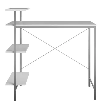 Стол для хранения основных элементов - белый, 21,20 x 36,00 x 36,00 дюйма, компьютерный стол Офисная мебель - Изображение 1  