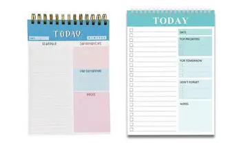 Блокнот для ежедневника с двухпоточной повесткой дня Журнал тренировок и планировщик для работы и дома - Изображение 1  