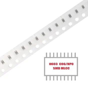 MY GROUP 100PCS SMD MLCC CAP CER 13PF 50V C0G/NP0 0603 Многослойные керамические конденсаторы для поверхностного монтажа в наличии - Изображение 1  