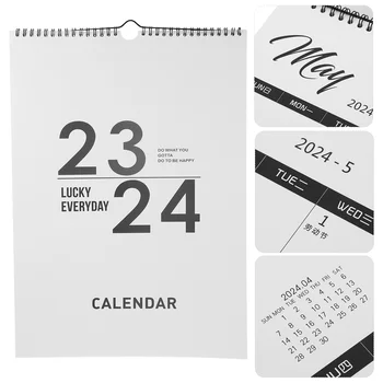 Ежемесячный настенный календарь Настенный календарь Ежемесячный календарь Главная Прочный год Встреча на стене Комната Висит 2024 Праздник - Изображение 1  