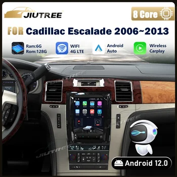Android 12 для Cadillac Escalade 2006-2013 Автомобильный мультимедийный радиоплеер 10,4-дюймовый вертикальный экран Tesla Navi Wireless Carplay - Изображение 1  