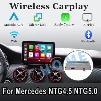 Беспроводной модуль Apple Carplay Android Auto для Mercedes Benz A B C E CLS GLE GLA GLC GLK ML S Class NTG4.5 NTG5.0 Интерфейс - Изображение 1  