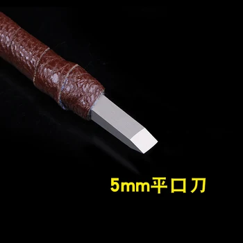 Нож из углеродированной стали Высококачественный уплотнительный режущий инструмент Нож из вольфрамовой стали Ручной нож для резьбы по дереву - Изображение 1  