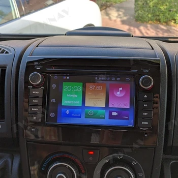 Carplay 1 2 Din Android 10 Видеоплеер Головное устройство для Fiat Ducato 2006+ GPS Аудио Авто Радиоприемник Мультимедиа Стерео Головное Устройство - Изображение 1  