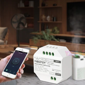 Miboxer 2.4G WiFi Smart Switch on on off dimmer voice Alexa, Google Assistant/Tuya app control electrical equipment 110V-220V - Изображение 2  