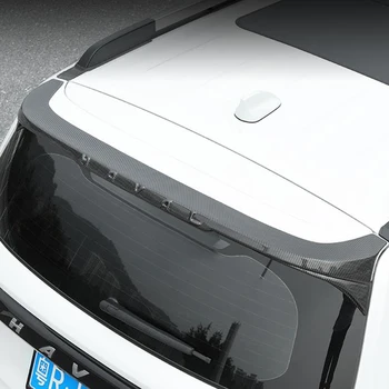 Автомобильный спойлер для Haval Dargo 2021 22 23 Задняя крыша багажника Крылья ABS Пластик Глянцевый черный Аксессуары для экстерьера с углеродной печатью - Изображение 2  