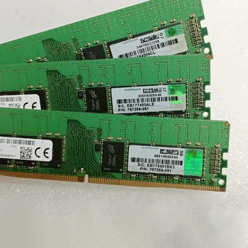 1PCS для оперативной памяти HP 16G 797259-091 819801-001 805671-B21 16 ГБ DDR4 2RX8 2133 UDIMM ECC  - Изображение 2  