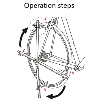 Рычаг переключения передач Инструмент для выравнивания подвески Инструмент для ремонта велосипеда Инструмент для выравнивания крючков - Изображение 2  