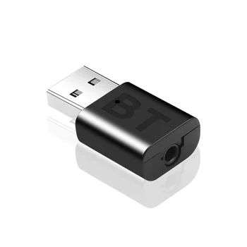USB адаптер беспроводной Bluetooth аудио приемник 3,5 мм AUX музыкальный адаптер для телефона, компьютера, ноутбука, телевизора, автомобильного динамика, проектора MP3 MP4 - Изображение 2  
