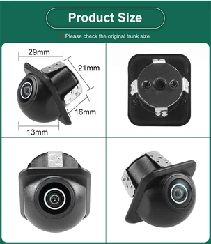 170 ° Объектив рыбьего глаза AHD 720P Автомобильная камера заднего вида ночного видения для любой модели автомобиля Задний ход Резервный парковочный монитор - Изображение 2  