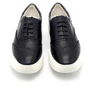 Новая мужская обувь на шнуровке Супер легкая обувь классическая обувь для мужчин обувь брог натуральная кожа повседневная обувь - Изображение 2  