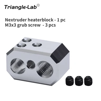 C trianglelab Prusa MK4 Нагревательный блок Nextruder алюминиевый блок для узла Hotend предназначен для принтеров, использующих Nextruder - Изображение 2  