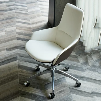 Офисный стол Акцент Эргономичный стул Кресло Роскошный дизайнерский удобный стул для спальни Белый Nordic Silla Ergonomica Офисная мебель - Изображение 2  