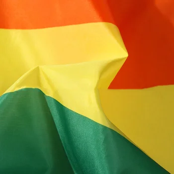 Полиэстер Радужный флаг Большой флаг гордости ЛГБТ Открытый баннер Партийные принадлежности Висячий флаг Баннер Флаги мира (60 * 90 см) - Изображение 2  
