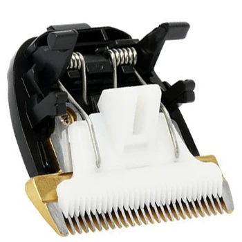  Профессиональные ножницы для домашних животных Электрическая машинка для стрижки волос Триммер Машина для стрижки собак Керамический титановый нож для RFCD-9100 9600 - Изображение 2  