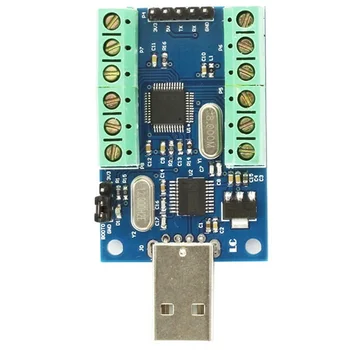  1 шт. USB 10-канальный 12-битный модуль сбора данных STM32UART связи - Изображение 2  