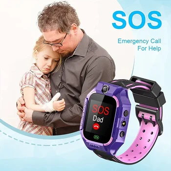 2G Дети SOS Вызов Смарт-часы LBS Трекер Местоположение Сим-карта Детские часы Камера Голосовой чат Водонепроницаемые умные часы для детей Подарки - Изображение 2  