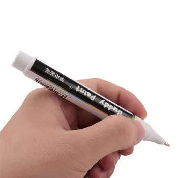 Проводящая чернильная ручка Золотой металл Никелевый порошок Электронная проводящая краска Ручка для печатной платы Схема Граффити - Изображение 2  