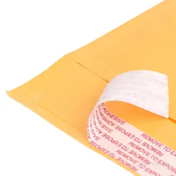 M17F 10 шт. 20 * 25 см Крафт-бумага Пузырьковые конверты Почтовая сумка Почтовые принадлежности - Изображение 2  