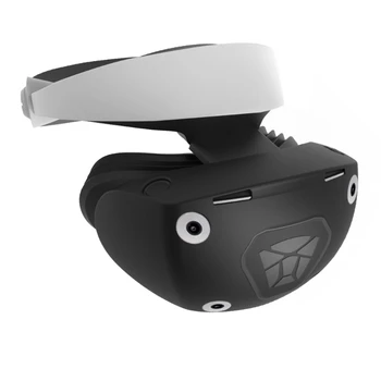 587D Мягкий силикон PSVR для гарнитуры VR Очки Протектор Противоскользящая резиновая кожа для контроллера PS VR2 - Изображение 2  
