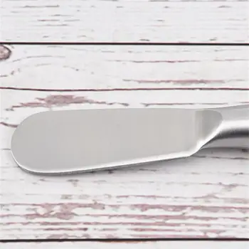 Нож для масла из нержавеющей стали Нож для масла с отверстием Сыр Десерт Джем Крем Резак Посуда Кухонные инструменты Ножи Масло Паста - Изображение 2  