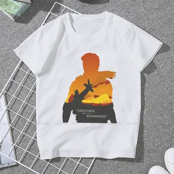 Величие из малых начинаний 5XL TShirt Uncharted Рубен Фляйшер Натан Дрейк Топы с принтом Удобная футболка Girl Unique - Изображение 2  