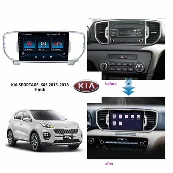 Для Kia Smart Run KX5 SPORTAGE KX5 2015-2018 Авто Мультимедийный Плеер GPS Навигатор Экран Аудио Радио GPS Навигация Головное устройство Бесплатная карта - Изображение 2  