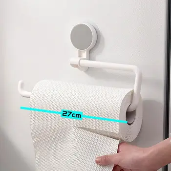 Туалетная бумага Holde Вешалка для салфеток Многофункциональный валик для туалетной бумаги Перевернутый вешалка для полотенец Подставка для салфеток Аксессуары для ванной комнаты - Изображение 2  