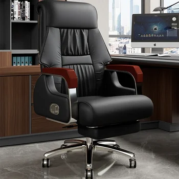 Дизайнерское вращающееся офисное кресло Мобильный туалетный столик Nordic Lounge Современное офисное кресло Relax Chaise de Bureaux Роскошная мебель - Изображение 2  
