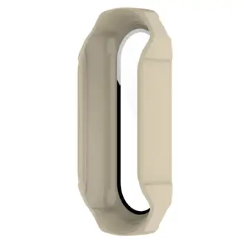 1 / 2 / 4 шт. Жесткий бампер ПК + защитная пленка для экрана Крышка из закаленного стекла для Mi Band 7 NFC Чехол для браслета Xiomi Miband 4 5 6 7 Smart - Изображение 2  