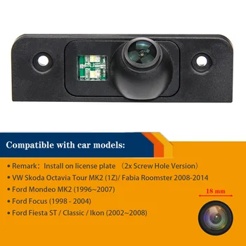 HD 720P Камера заднего вида для Skoda Octavia ll Facelift 2009-2012,Facelift 2003-2012,Roomster 5J 2006-2010, Камера ночного видения - Изображение 2  