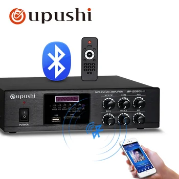 Oupushi MP2080U+6CE502 80W Профессиональный усилитель с 6-дюймовым потолочным динамиком Поддержка Синий зуб / USB/SD карта Система объемного звучания - Изображение 2  