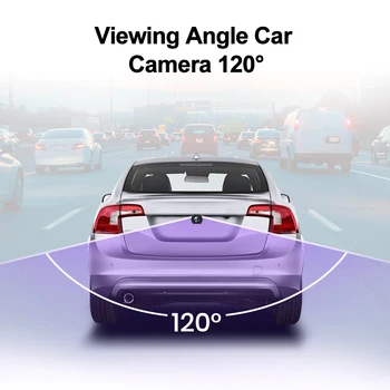 Автомобильная камера заднего вида Разрешение 480P Водонепроницаемый 120 ° Широкоугольная задняя камера заднего вида для Junsun DVD Автомобильные аксессуары - Изображение 2  