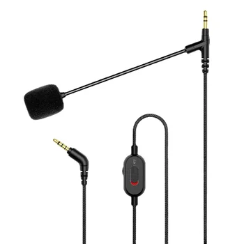 Для игровых наушников V-MODA MSR7 SR5 Аудиокабель 3,5 мм Сменный кабель Штанга Микрофон Кабель громкости для B&o h6 h7 h8 - Изображение 2  