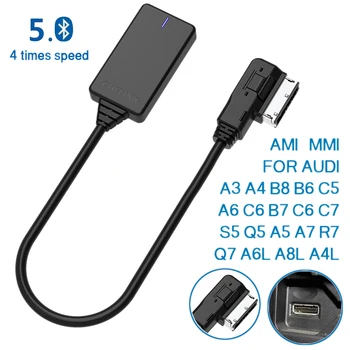 AMI MMI MDI Беспроводной адаптер Aux Bluetooth Кабель Аудио Музыка Авто Bluetooth для Audi A3 A4 B8 B6 Q5 A5 A7 R7 S5 Q7 A6L A8L A4L - Изображение 2  