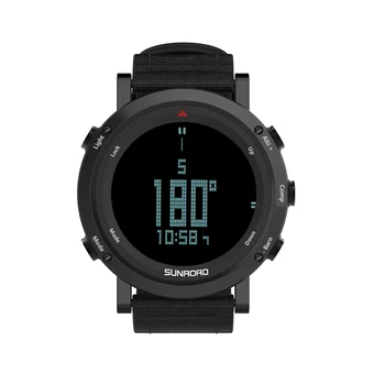 водонепроницаемый барометр SUNROAD FR851 Цифровые спортивные часы Альтиметр Компас Шагомер Повседневные светящиеся секундомер Смарт-часы - Изображение 2  