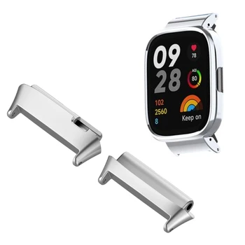 Твердый металлический разъем для Redmi Watch3 Активный / облегченный разъем для ремешка Разъем из нержавеющей стали Ремонтные штифты для смарт-часов - Изображение 2  