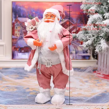 2023 Новый год Рождество Декоративный подарок стоя Кукла Санта-Клауса Рождественская елка Кукла Декор окна Navidad Home Decor - Изображение 2  