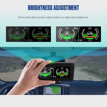 M50 Внедорожный GPS Интеллектуальный автомобильный инклинометр Цифровой дисплей Наклон Угол Измеритель уровня HUD Интеллектуальный автоматический измеритель уклона Универсальный - Изображение 2  