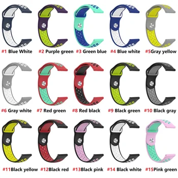 30 шт. Ремешок для смарт-часов Garmin Fossil Huawei Xiaomi Haylou Ticwatch Polar Samsung Smartwatch Браслет для часов 20 мм 22 мм - Изображение 2  