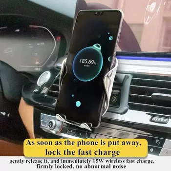 2018-2021 Для BMW F06 6 Series 6GT Держатель для мобильного телефона Беспроводное зарядное устройство Автомобильные сотовые телефоны Крепление Навигационный кронштейн Поддержка GPS - Изображение 2  
