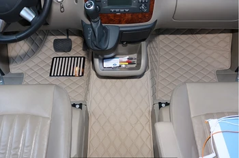 Изготовленные на заказ специальные автомобильные коврики + коврик багажника для правого руля Mercedes Benz Viano W639 2022-2004 7 8 мест водонепроницаемые ковры - Изображение 2  