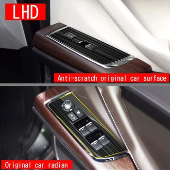  Автомобильное стекло Кнопка подъема Крышка переключателя Отделка Панель подлокотника двери из нержавеющей стали для Mazda CX9 CX-9 2022+ Замена - Изображение 2  