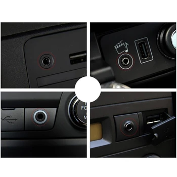 Автомобильный стерео штекер на USB Женский кабель преобразователя Диск Aux кабель - Изображение 2  