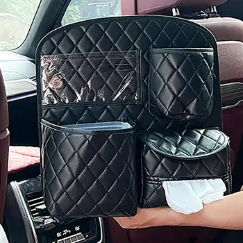  автомобильная сумка для хранения спинки сиденья автомобиля Подвесная сумка для хранения задних сидений многофункциональное хранение спинки сиденья Держатель аксессуаров для салона автомобиля - Изображение 2  