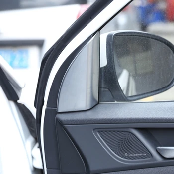 Для Hyundai Tucson 2015-2020 Авто Передняя Задняя Дверь Окно Внутренний Треугольник Стойка Колонна Крышка Отделка ABS Пластиковая наклейка Аксессуары - Изображение 2  